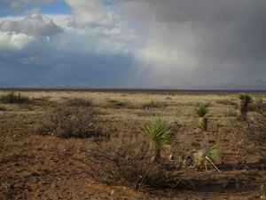 photograph Storm over the San Andres Mountains