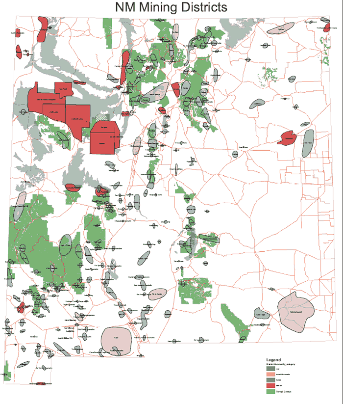 Mining Districts in New Mexico